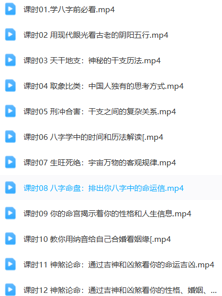 八字基础课合集  第10张