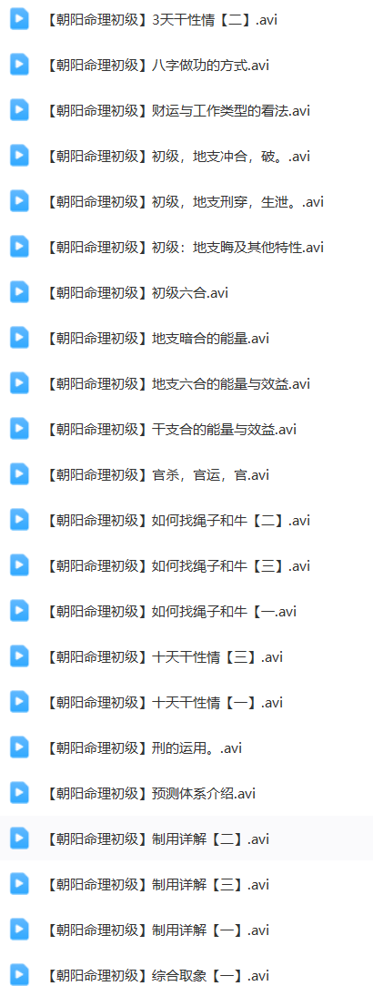 朝阳命理2套(初级+高级)  第2张