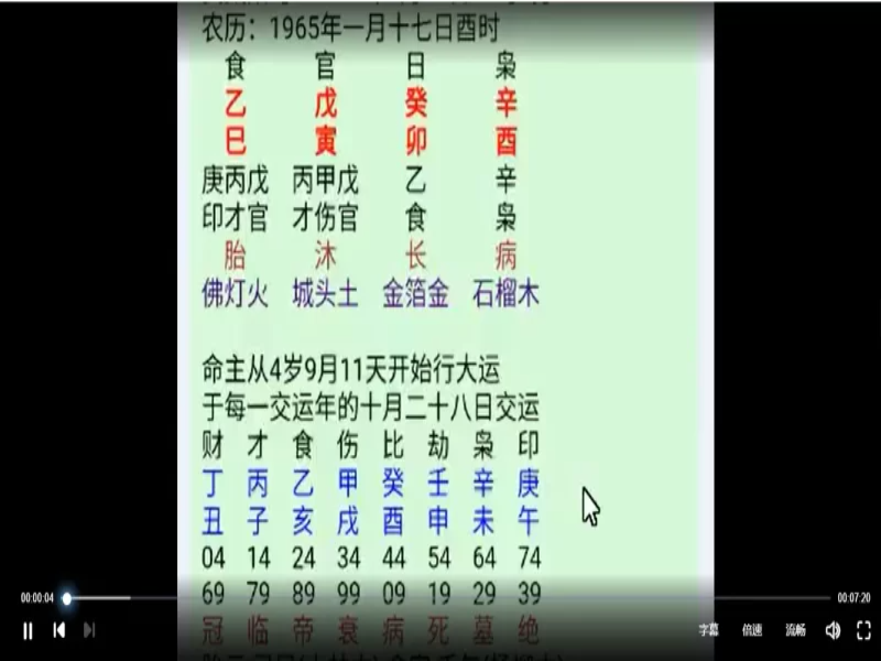 奇门药师八字2017年第3期专业班视频