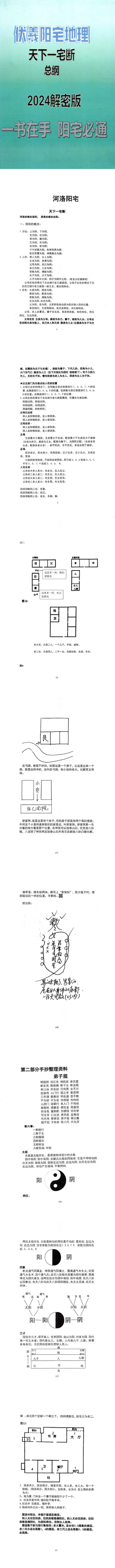 风水书籍《伏羲阳宅地理天下一宅断总纲2024解密版》靖明子易靖道人  第1张
