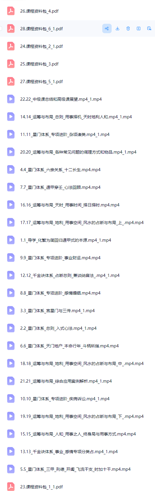 玄而未决[奇门遁甲中级班线上课]22集视频+6套课件[预测+筹运布局  第3张