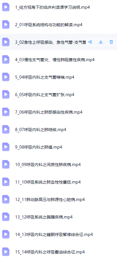 李冠杰团队系列课经方视角下的呼吸系统15讲  第2张